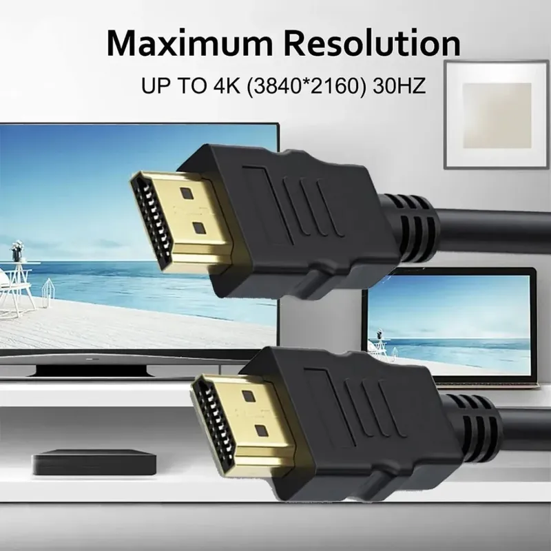 4K 30Hz HDMI-kompatibel Video Audio Kabel Adapter HD 1080P HDMI Verlängerung Kabel Konverter Für TV box PC Laptop Monitor Projektor