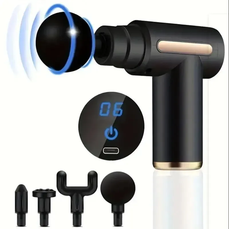 Mini muskel massage pistole tragbar körper massage gerät tief handheld perkussion massage gerät für körper rücken und hals bein