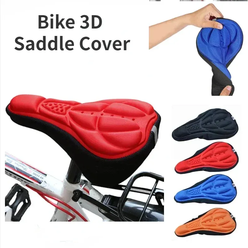MTB Fahrrad 3D Sattel Abdeckung Bequeme Schaum Sitzkissen Sattel Atmungsaktive Super Weiche Sitz Radfahren Sitz Sattel Fahrrad Zubehör