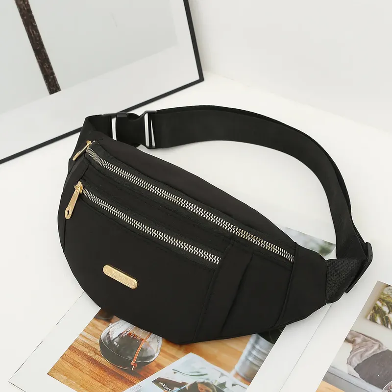 Gürteltaschen-Hüfttasche für Damen, wasserdichte Hüfttasche mit verstellbarem Riemen für Reisen, Sport, Laufen