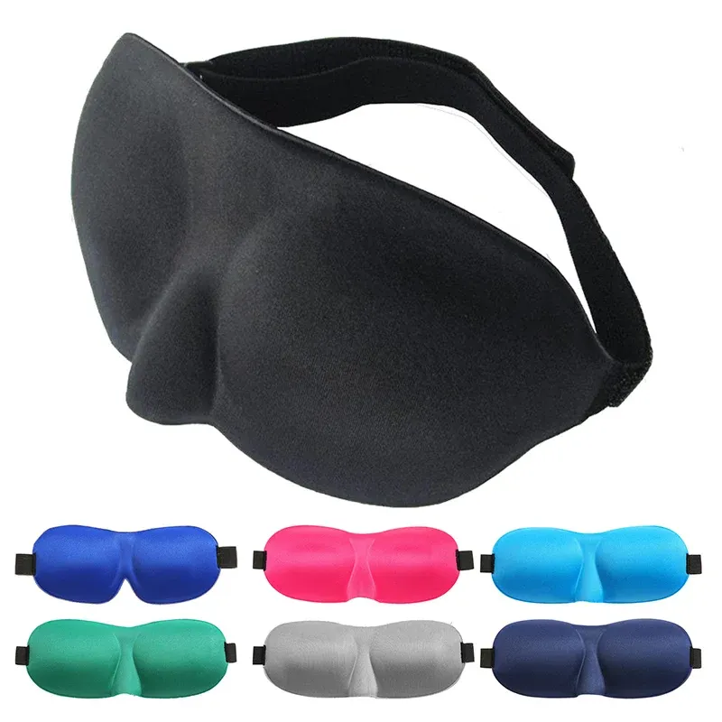 3D Schlafmaske Augenklappe Blockieren Licht Weich Gepolstert Schlaf Rest Entspannen Hilfe Abdeckung Patch Augenbinde Gesicht Schatten Eyeshade Augen Patches