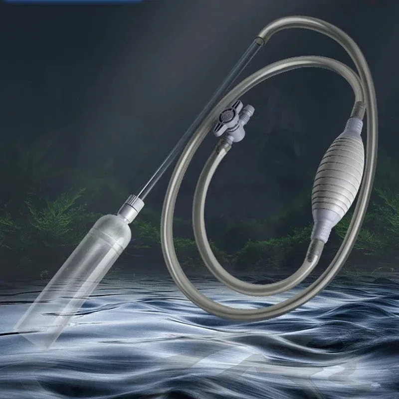 1,5 m Aquarium Manuelle Wasser Wechsler Aquarium Luftpumpe Reinigung Werkzeuge Handheld Aquarium Reiniger Vakuum Siphon Pumpe