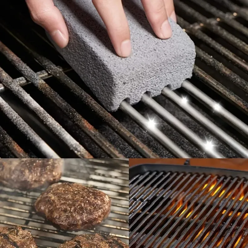 1pc BBQ Grill Reinigung Pinsel Ziegel Block Grill Reinigung Stein Bimsstein Ziegel Für Grill Rack Outdoor Küche BBQ Werkzeuge