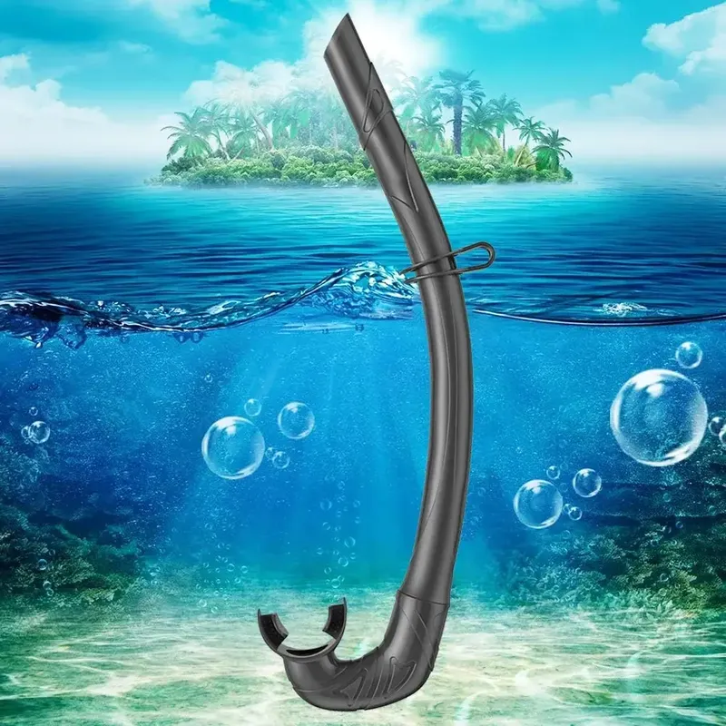Soft Silikon Tauch schnorchel tragbare faltbare Easy-Breath Nass-Tauch ausrüstung zum Frei tauchen Speer fischen Schwimmen