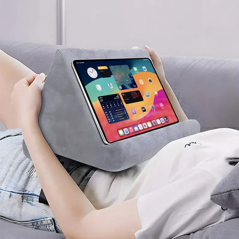 Schwamm Kissen Tablet Halter für IPad Samsung Huawei Xiaomi Tablet Halter Handy Unterstützung Kissen Multi-winkel Lesen Stehen