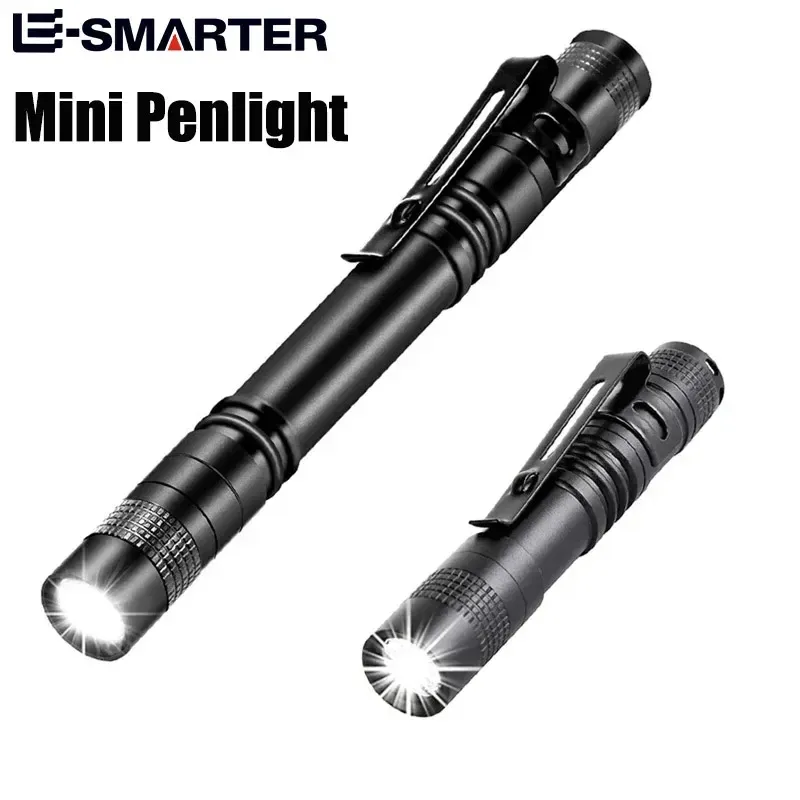 Mini Tragbare LED Stift Licht Tasche Ultra Helle Hohe Lumen Handheld Taschenlampe Linterna Taschenlampe Für Camping Outdoor Notfall