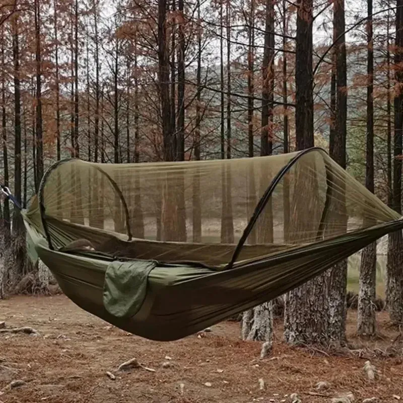 Outdoor Camping Hängematte Hängebett mit Moskitonetz