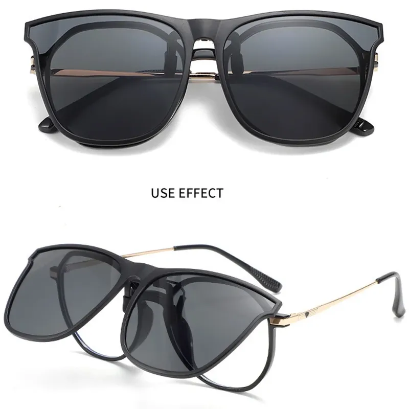 Clip On Polarisierte Sonnenbrille Männer Frauen Auto Fahren Brille Vintage Angeln Sonnenbrille Platz Eweyear