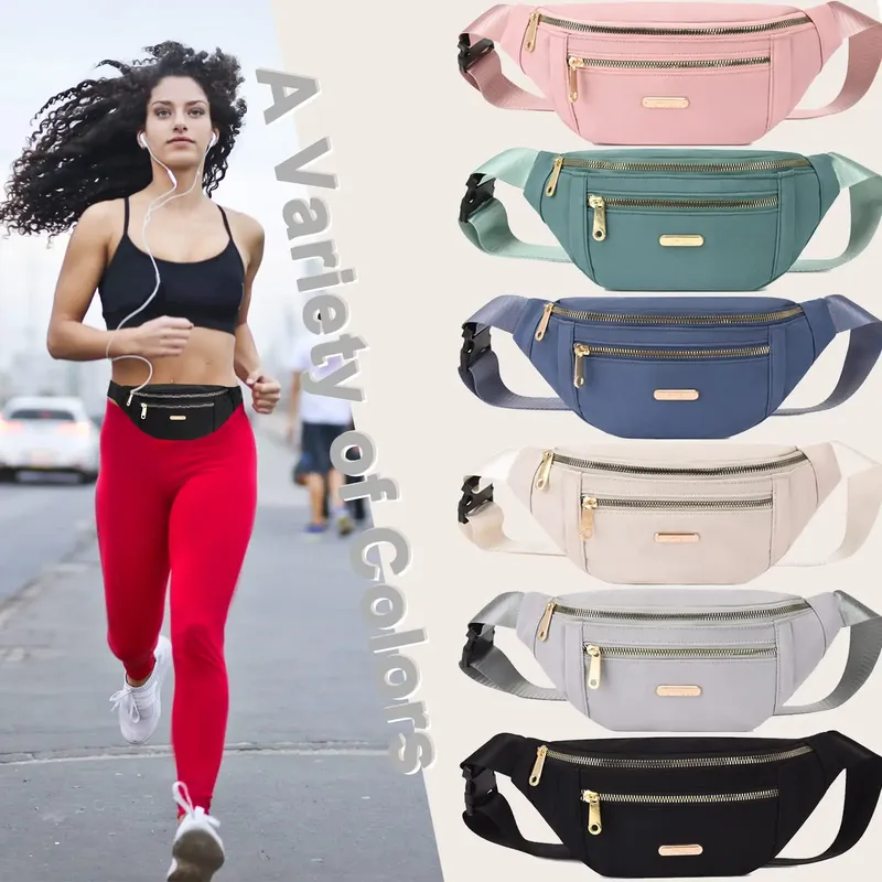 Gürteltaschen für Damen und Herren, Gürteltasche, modische Hüfttaschen, leichte Umhängetaschen, Bauchtasche für Laufen, Wandern, Reisen, Workout