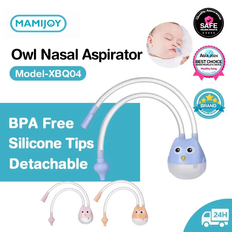 MAMIJOY Baby Nasensauger Nasenreiniger Sauger Saugwerkzeug Schutz Baby Mund Nasensauger Reinigung Sauger Gerät XBQ04