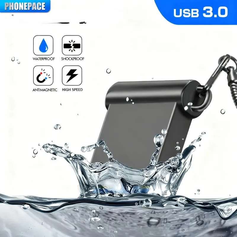 PHONEPACE USB-Flash-Laufwerk High Speed 3.0 Mini-Flash-Stick 128 GB 64 GB 32 GB 16 GB Cle USB 3.0-Stick 64 GB 128 GB USB-Speicher