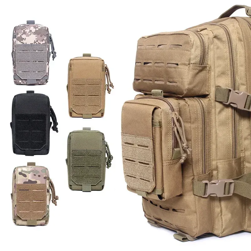 Neue günstige 1-teilige Hüfttasche EDC-Werkzeugtasche Weste Tasche Handytasche Wasserdichte taktische Militärsport Jagdgürtel Reisewerkzeuge