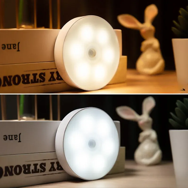 LED Smart Menschlichen Körper Sensor Nacht Lampe Notfall Automatische Beleuchtung USB Lade Drahtlose Magentic Saug Verwenden Nachtlicht