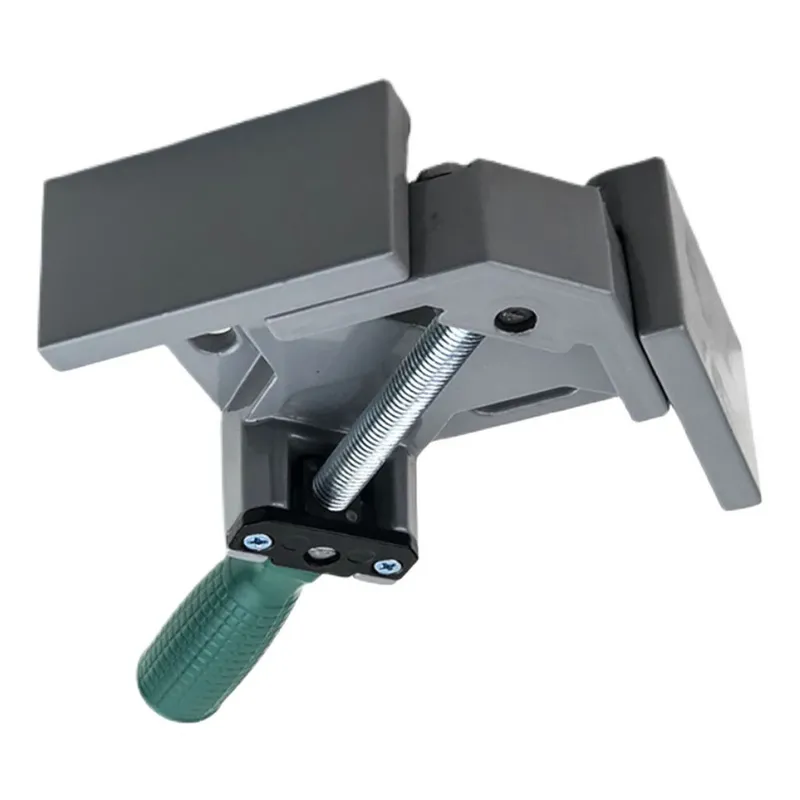Holzbearbeitungsvorrichtungen aus Aluminiumlegierung, 90-Grad-Winkelklemme, Einzelgriff, verstellbare Schwenkbacke zum Schweißen der Holzbearbeitung, Fotofra