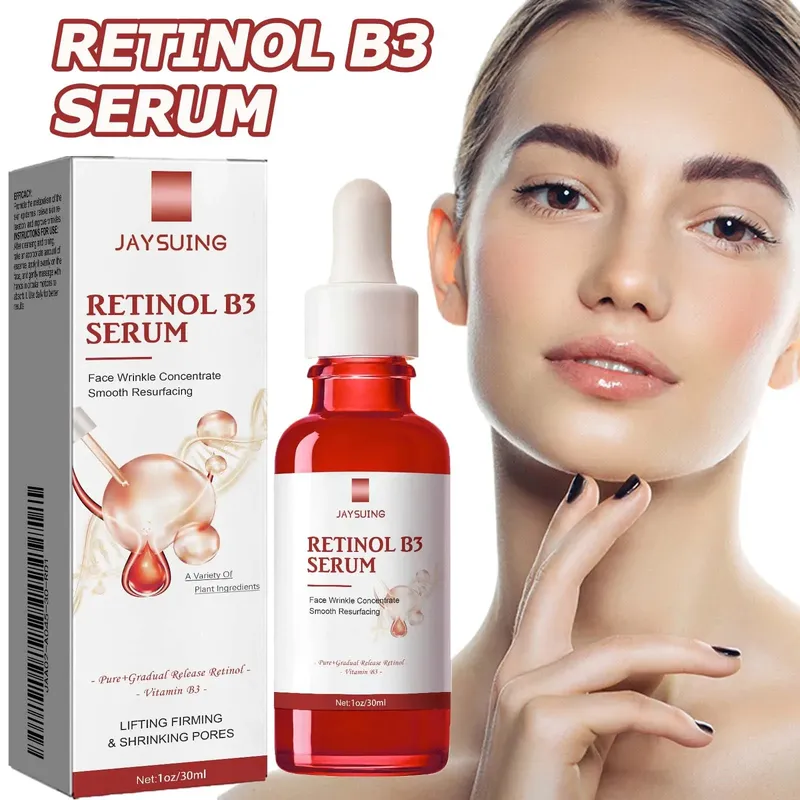 Retinol B3 Face Essence Deep Moisturizing Nourish Younger Fade Fine Line Lifting Firming Repair Smooth Straighten Serum Skin Care
