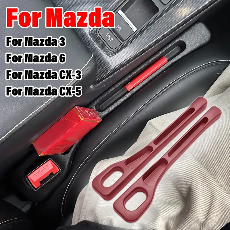 Neue Auto Sitz Lücke Lagerung Auto Sitz Lücke auslaufsicher Füllung Streifen Für Mazda 3 5 6 CX3 CX5 CX6 CX30 Atenza Axela Kit Zubehör