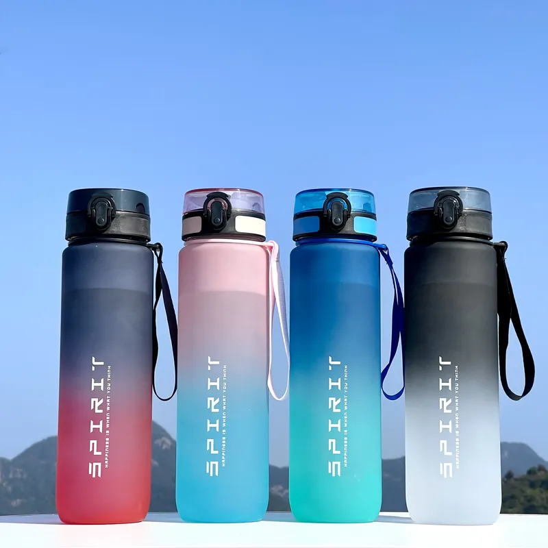 Eine 1000-ml- oder 800-ml-Wasserflasche, Becher oder Flasche mit großem Fassungsvermögen, geeignet für Sport, Fitness, Outdoor-Reisen und ist das beste Geschenk für einen besten Freund