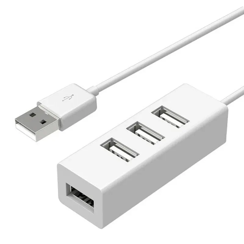 Mini 4-Port USB HUB USB Spliter Hub Adapter High Speed Hub USB 2,0 Splitter Konverter Alle In Einem für PC Computer Zubehör