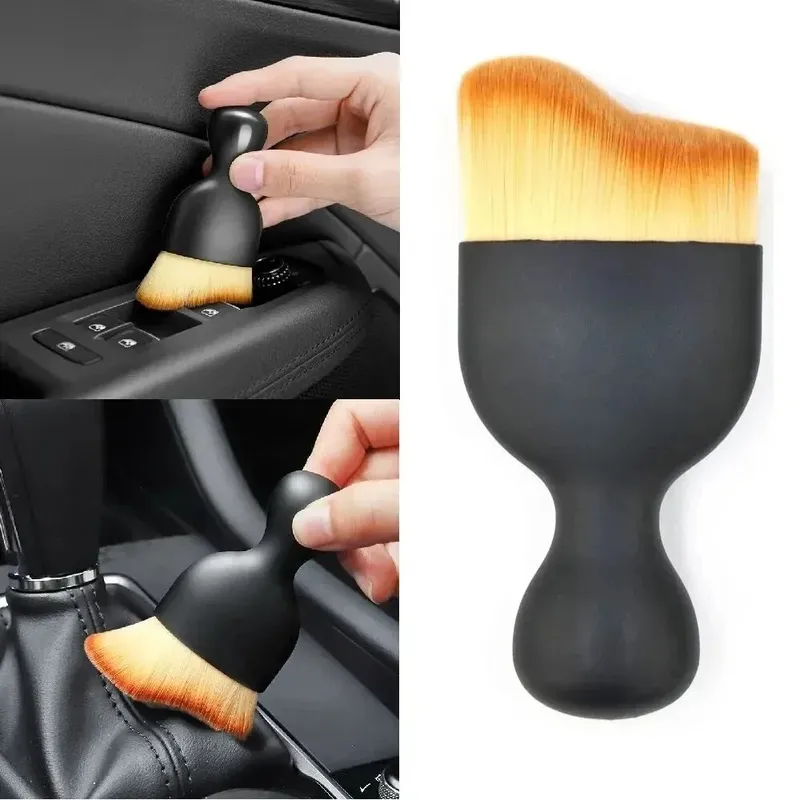 1/2PC Auto Klimaanlage Reinigung Pinsel Auto Air Outlet Spalt Staub Entfernung Pinsel für Auto Innen Reinigung pinsel Zubehör