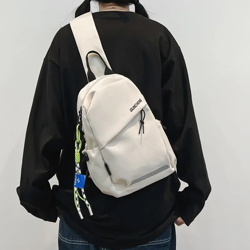 Umhängetasche Herren Single Shoulder Kleiner Rucksack Brusttasche Damen Radfahren Sport Bergsteigen Jungen Tablet Leicht Mo