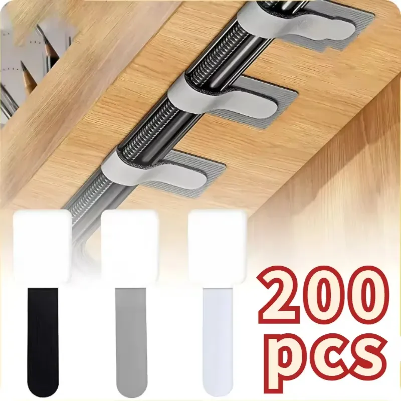 Wiederverwendbarer Kabel-Organizer, selbstklebende Kabel-Seil-Halter, Schreibtisch-Drahtwickler, Kabelbinder, Organizer, Kabel-Schutzgurte