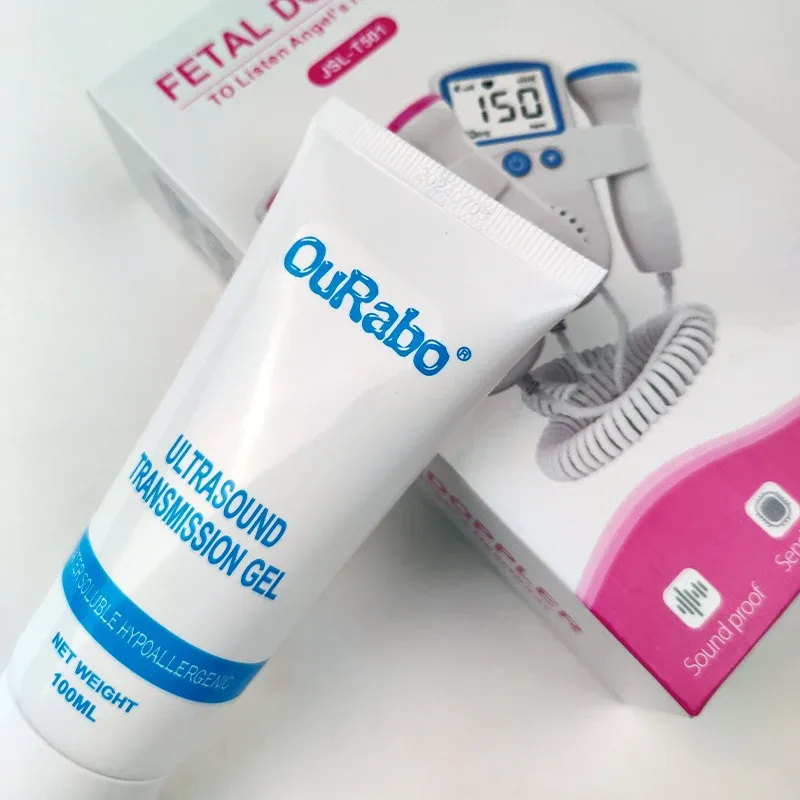 JUSTLANG Ultraschall-Transmissionsgel 100 ml für Doppler, fetales tragbares Babyphone, keine Strahlung, Epilierer, IPL-Haarentfernung