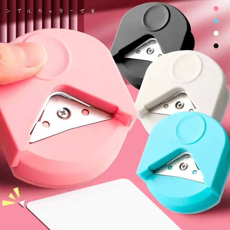 Kreisschneider Button Maker Ecke runde Maschine Ecke Stanzen tragbarer Papierschneider Karte Fotoschneiden