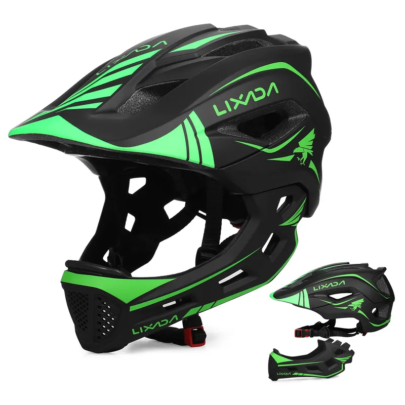 Lixada Integralhelm für Kinder, abnehmbarer Kinder-Sport-Sicherheits-Fahrradhelm, Schutzausrüstung für Radfahren, Skateboarden, Rollschuhlaufen