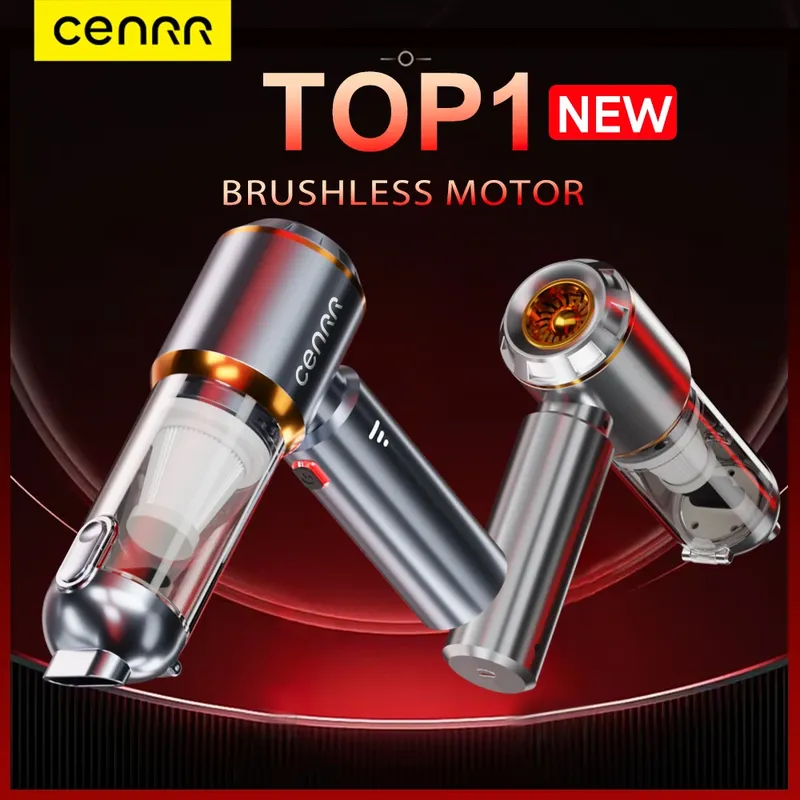 CENRR Mini Auto Staubsauger Cordless Leistungsstarke Drahtlose Auto Reiniger Handheld Tragbare Staubsauger Reinigung Maschine