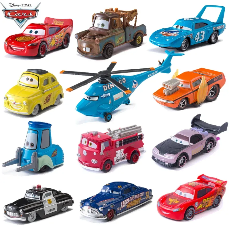 Disney Pixar Autos Blitz McQueen Legierung Metall Mater Modell Auto antike Druckguss Jackson Sturm Fahrzeug Spielzeug Auto Kinder Geburtstags geschenk