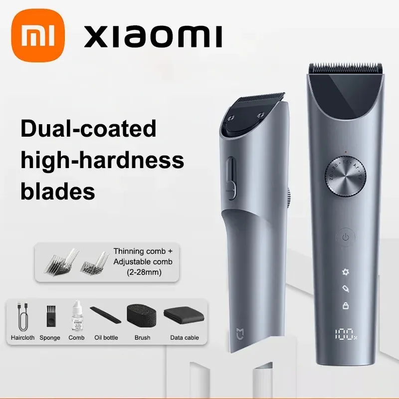 Xiaomi Mijia Haarschneidemaschine 2 Haarschneider Professionelle Bartschneidemaschine IPX7 Wasserdichte kabellose Haarschneidemaschine Mijia Clipper 2