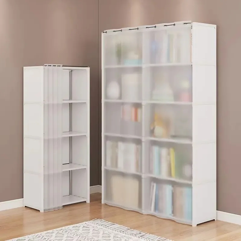 6/5 Schichten staub dichter Kleider schrank Hochleistungs-Trennwand Bücherregal Schlafzimmer offen einfache Montage Lagers chrank Schlafzimmer möbel