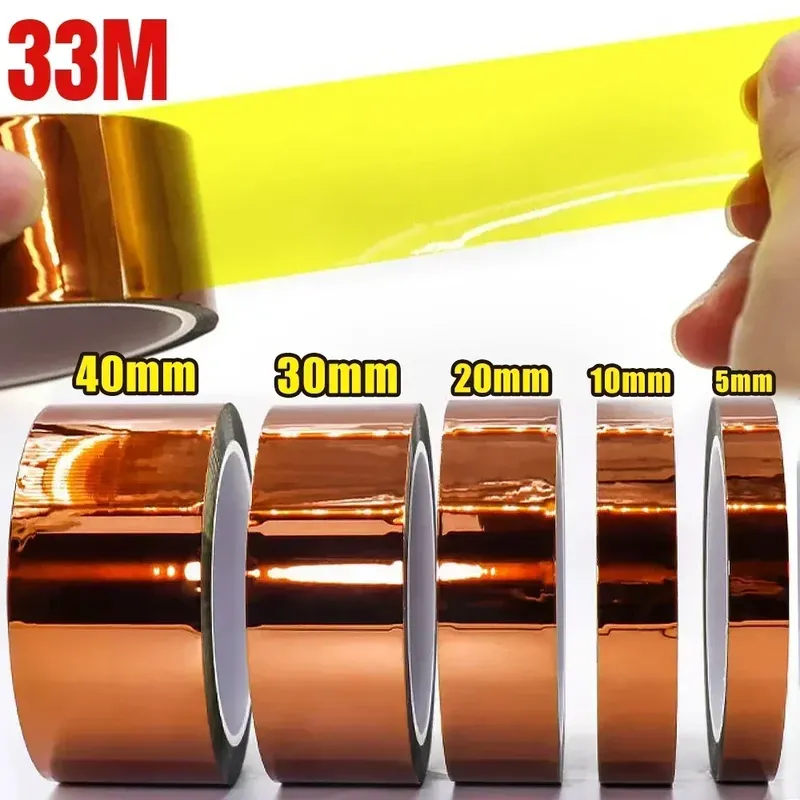 5–40 mm Kapton-Klebeband, Polyimid-Klebeband, isolierendes Klebebanduusптоно С kjч Wärmeband zum Schutz von Platinen