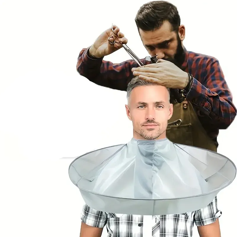 1pc DIY Haar Schneiden Mantel Regenschirm Design Abdeckung, geeignet für Salon Barber Schneiden Mantel Wrap, faltbar wasserdicht und tragbar