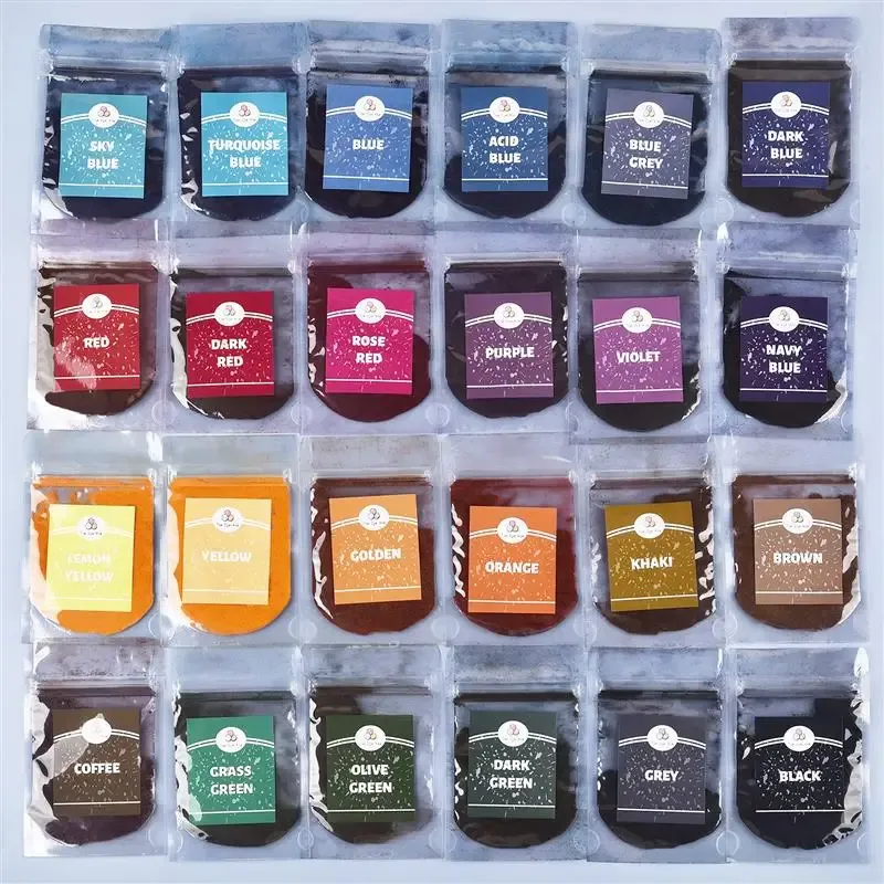20g Pulver Färben Stoff Färben Textil Färben Kleidungsstück Krawatte Färben Baumwolle Nylon Multifunktionale Pigment Für Alte Kleidung Sanierung