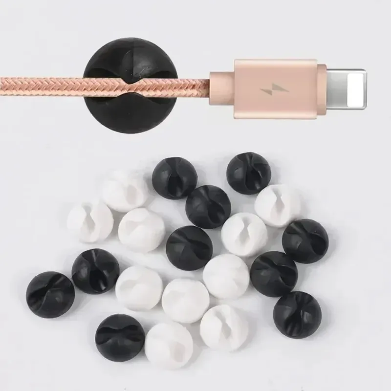 Manager Sortierung Clip Desktop Kabel Organizer Datenkabel für Smartphone/Tablet/Laptop Headset Ladekabel 5/10/20 Stück Wickler