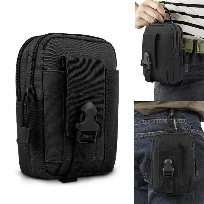 Molle Tasche Mehrzweck Hüft tasche taktische Holster Hüftgurt Pack Brieftasche Tasche Geldbörse Telefon Fall