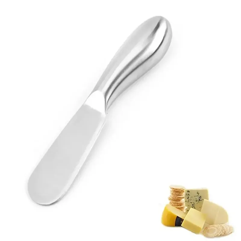 Butterschneider aus Edelstahl, Käse-Marmelade-Spreizer, abwischbarer Cremeschneider, Utensil, Multifunktions-Butter, Brot, Messer, Küchenhelfer