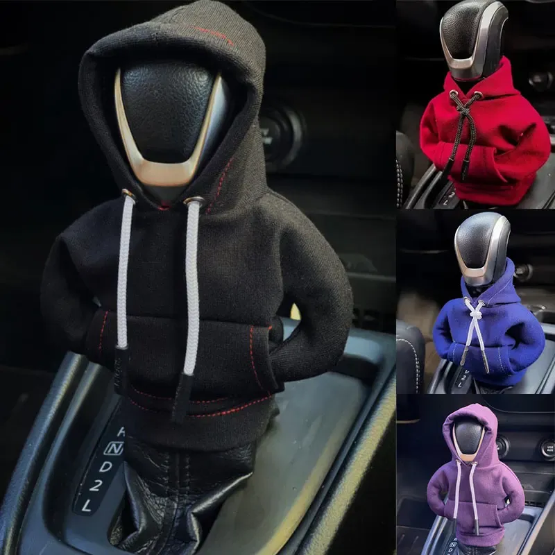 Schalthebel Mini Hoodie Cover Schalthebel Abdeckung Schalthebel Dekoration Passend für manuelle automatische Universal Auto Schalthebel Innendekoration