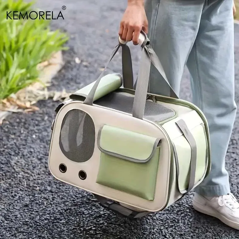 1 Stück tragbare Haustier-Tragetasche, Katzentasche für Katzen und Hunde, ideal für Reisen und Outdoor-Aktivitäten, geeignet für Katzen und kleine Hunde