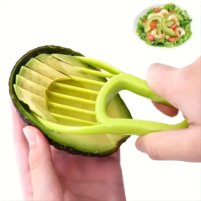 Multifunktionaler 3-in-1-Avocadoschneider, Outdoor, Zuhause, Küche, Camping, Zubehör, Werkzeuge
