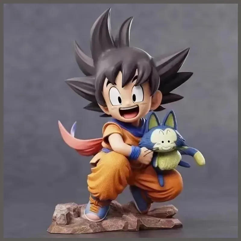 Drachen ball Kindheit kleine Goku Umarmungen Puer ya mu Tee kleine Anhänger Figuren Puppe PVC Modell Statue Sammlung Spielzeug Ornamente Geschenk