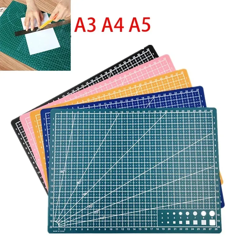 A3 A4 A5 PVC Schneidematte Werkbank Patchwork Cut Pad Nähen Manuelle DIY Messer Gravur Leder Schneidebrett Seite Unterlage