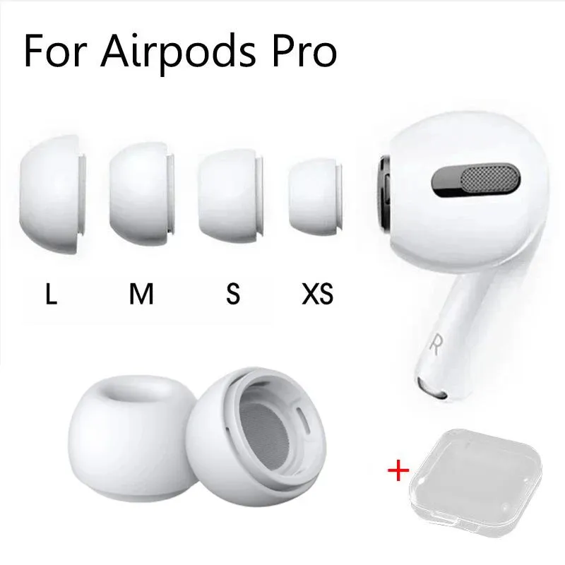 Ohrstöpsel für Airpods Pro 1/2 Ohrpolster Silikonhülle Druckentlastungsloch Ohrkappen Kissen Ohrstöpsel Knospen Kopfhörer Air Pods Pro
