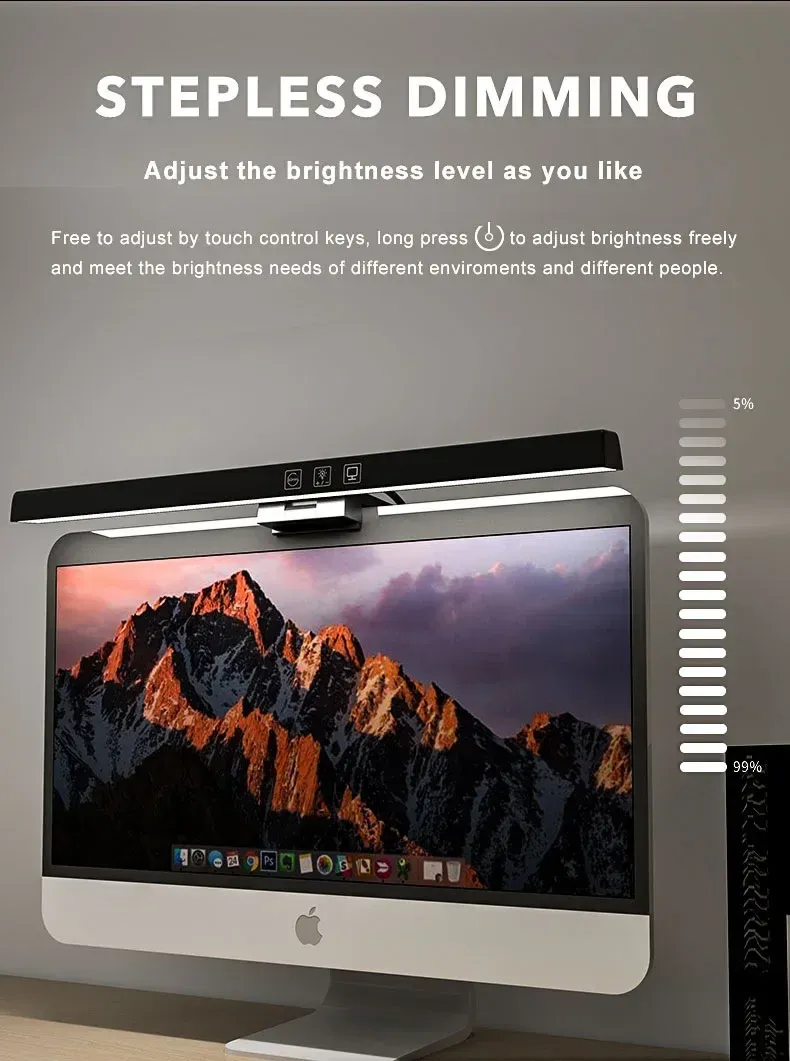 50 cm Computer Monitor Licht Bar Bildschirm Hängen Lichter Stufenlose Dimmen USB Schreibtisch Lampe Für Studie Lesen Licht Tisch Monitor lampe