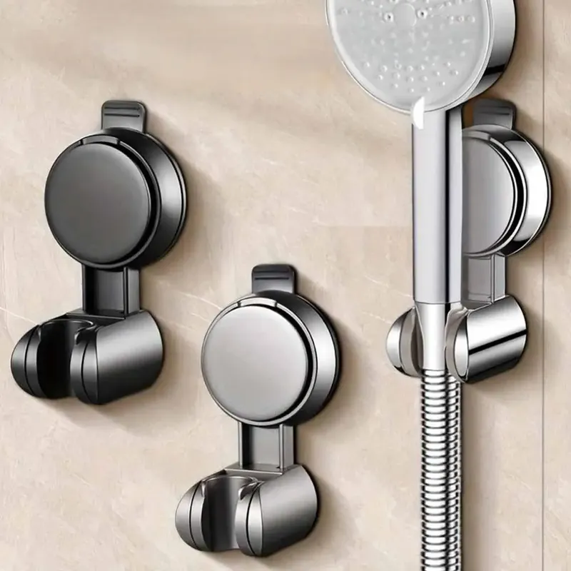1Pc Universal Dusche Kopf Halter Einstellbare Starken Klebstoff ABS Dusche Halterungen Saugnapf Wand Halterung Wasserdichte Dusche Basis