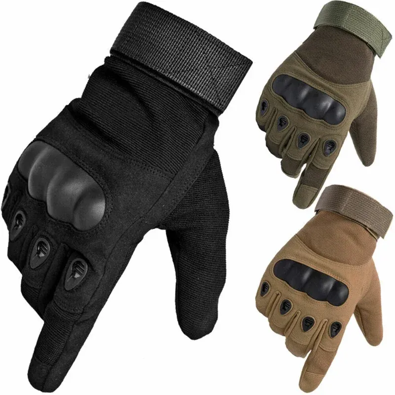 Motorrad Handschuhe Männer Taktische Jagd Schießen Knuckle Schutz Sport Voll Finger Radfahren Fahrrad Handschuhe Frauen Fahrrad