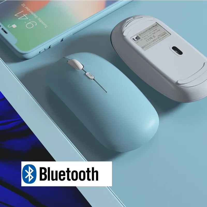 Kabellose Bluetooth-Maus, Modell mit Einzelbatterie, geeignet für Büro- und Geschäftsgebrauch, kompatibel mit verschiedenen Laptops