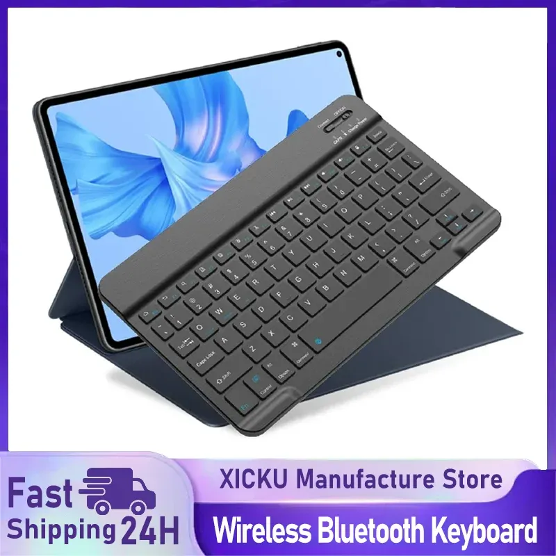 Bluetooth-Tastatur für iPad 10. Generation iPad Pro 13 12 11 10 9 8 7 Zoll iPad Air 13 11. iPad Mini Samsung Xiaomi Tablets