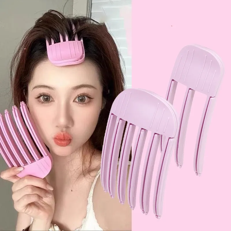 Flauschige Haarnadel Curling Pony Clips Haarwurzeln Volumizing Haar Clips Frauen Curling Feste Form Clips Mode Volumen Haar Roller